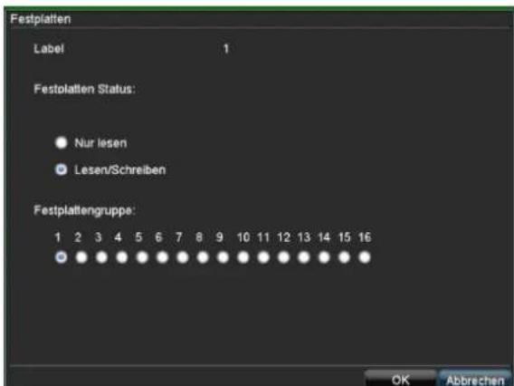 ABUS TVVR41110 - Festplatte einstellen - 1
