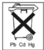 ABUS TVVR41110 - Important information on disposing of batteries - 1