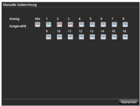 ABUS TVVR41110 - Manuelle Aufzeichnung - 1