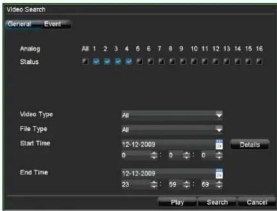 ABUS TVVR41110 - Playback through video search - 1