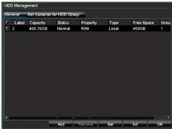 ABUS TVVR41110 - HDD Management - 1