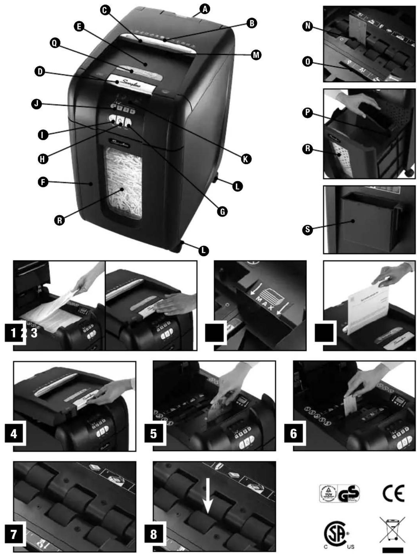 Acco Swingline Stack-and-Shred 250X - Swingline™/MC - 1