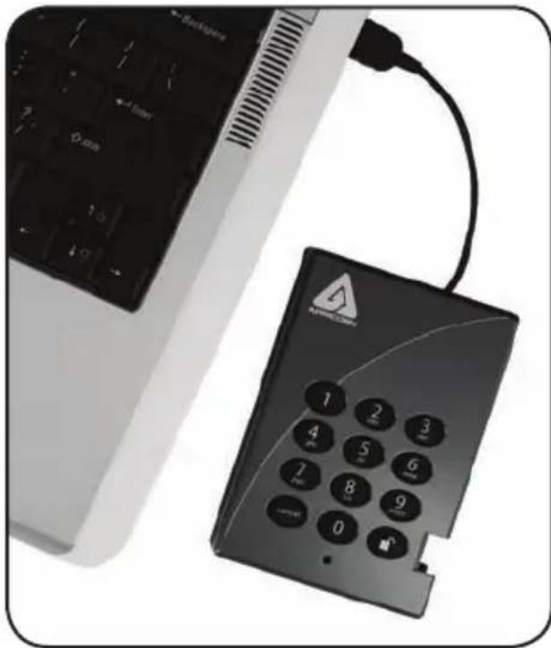Apricorn A25-PL256-500 - About the Aegis Padlock Portable Secure Hard Drive - 1