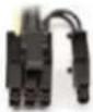 ANTEC HCP-850 - MODULAR CABLE ±AC

There are three 5-pin black jacks and five 10-pin red jacks on the back of your HCP-850 PSU. These jacks are for the optional cables that come with your power supply. A modular 10-pin connector system allows you plug 5-pin connectors into the 10-pin jacks if you run out of 5-pin jacks.

+12 VOLT RAIL DISTRIBUTION - 6