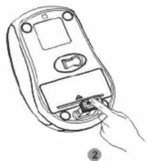 Approx APPKBWS02 - Storage of the receiver in the mouse - 2