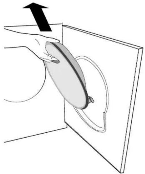 ASKO T754C - Cleaning the lint filter - 1