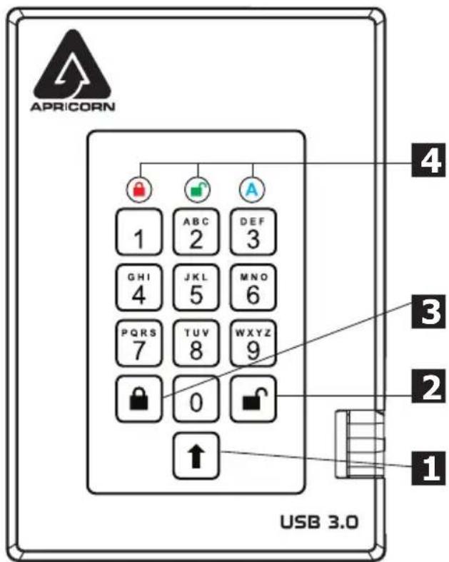 Apricorn Aegis Padlock Fortress - Connecting the Aegis Padlock - 3
