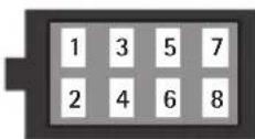 AEG AR 4025 BT - Pinout delle connessioni ISO - 2