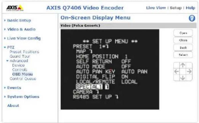 AXIS Q7406 - Note: - 1