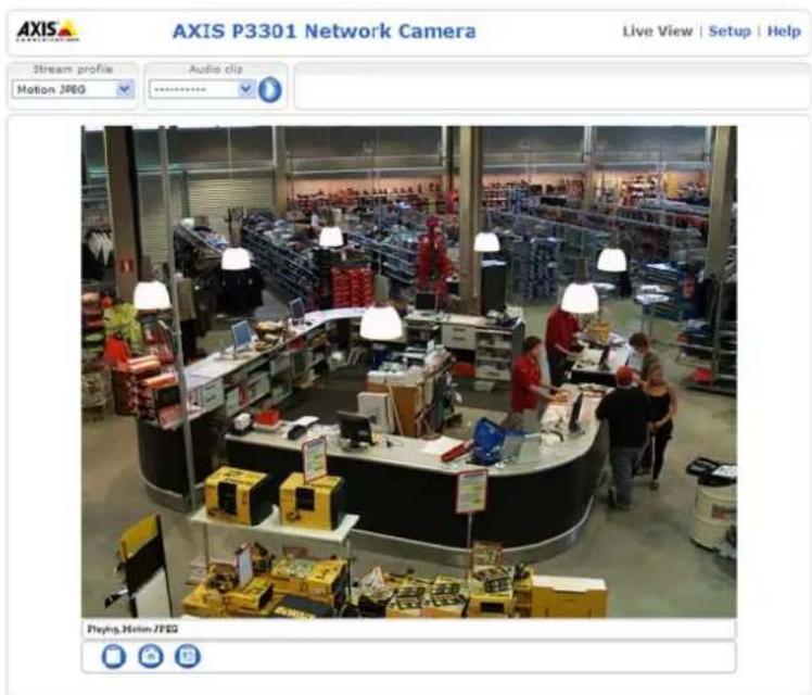AXIS P3301 - Accessing the product - 1