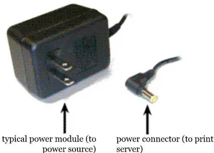 HP Jetdirect 175x - Is the Power/Status light ON green—either solidly on or flickering irregularly? - 2