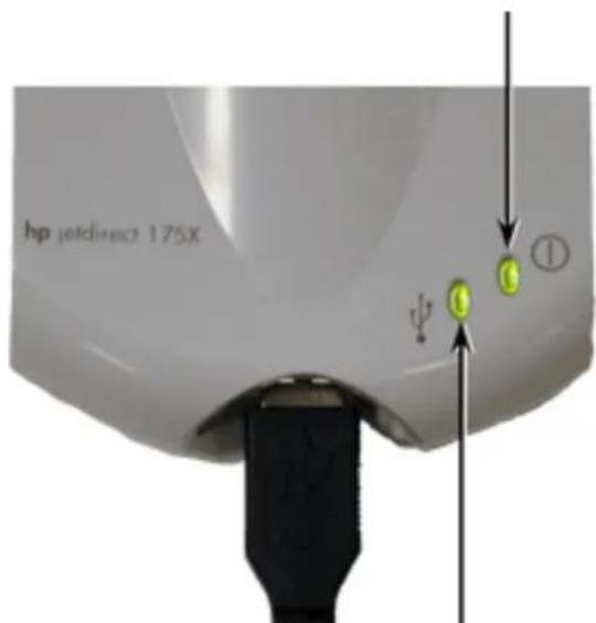 HP Jetdirect 175x - Steps to install the print server hardware - 5