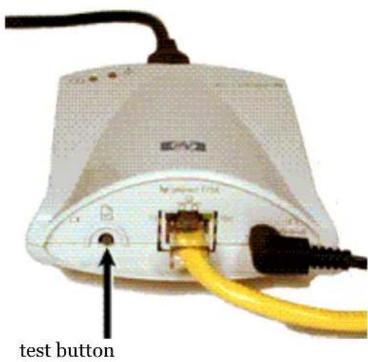 HP Jetdirect 175x - Check the print server's I/O status. - 1