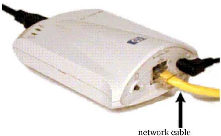HP Jetdirect 175x - Power/Status light blinking green regularly - 1