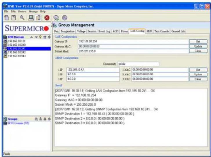 Supermicro IPMI 2.0 Card - • LAN Config - 1