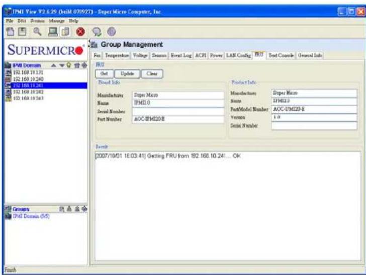 Supermicro IPMI 2.0 Card - • FRU - 1