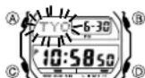 CASIO GX-56-1AER - To set the time and date - 1