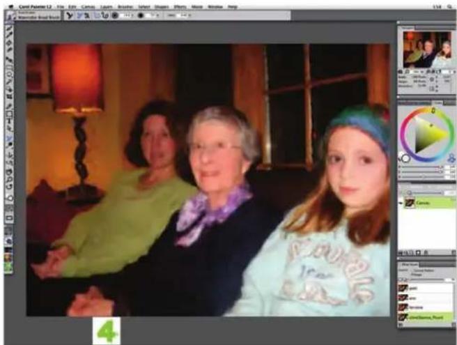 COREL Painter 12 (Mac) - Using the Kaleidoscope Painting mode - 4