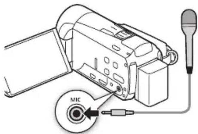 CANON Vixia HF M52 - Using Commercially Available Microphones - 1