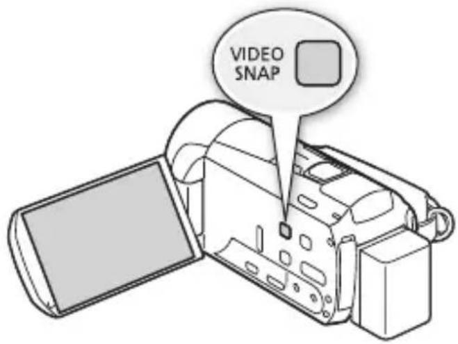 CANON Vixia HF M52 - Press START/STOP. - 1