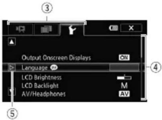 CANON Vixia HF M52 - [Other Settings] Menus - 2