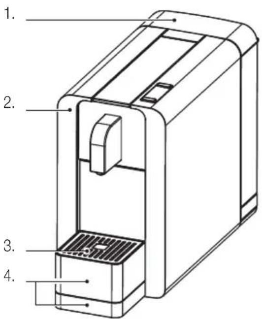 Cremesso Compact manual - Unpacking / Safe disposal of packaging materials - 1
