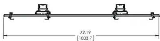 Chief FCA3X1U - DIMENSIONS - 1
