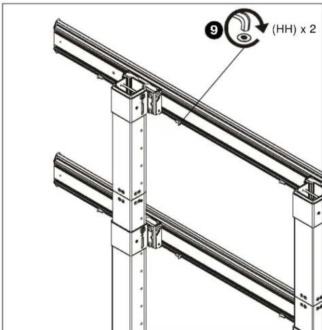Chief FCA3X1U - Rails Installation - 6