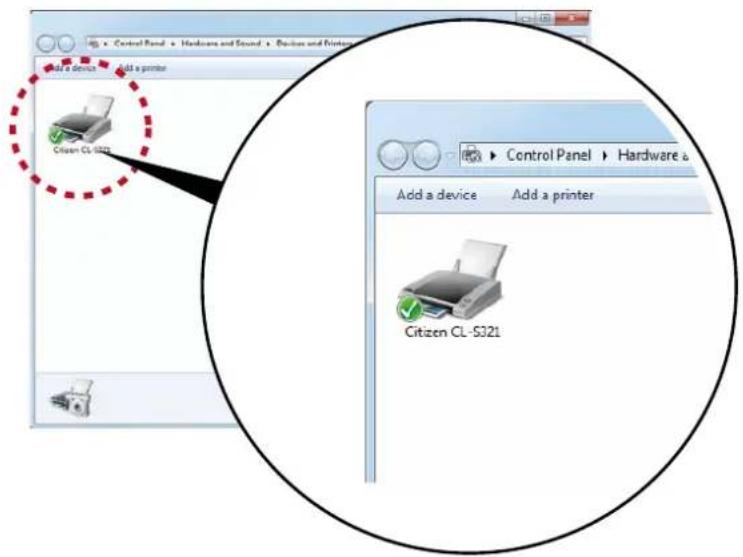 CITIZEN CL-S321 - Printer Setup - 1