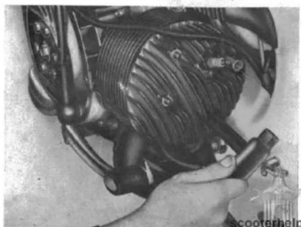 VESPA Rally 200 - ADJUSTMENT ON CARBURETTOR - 12