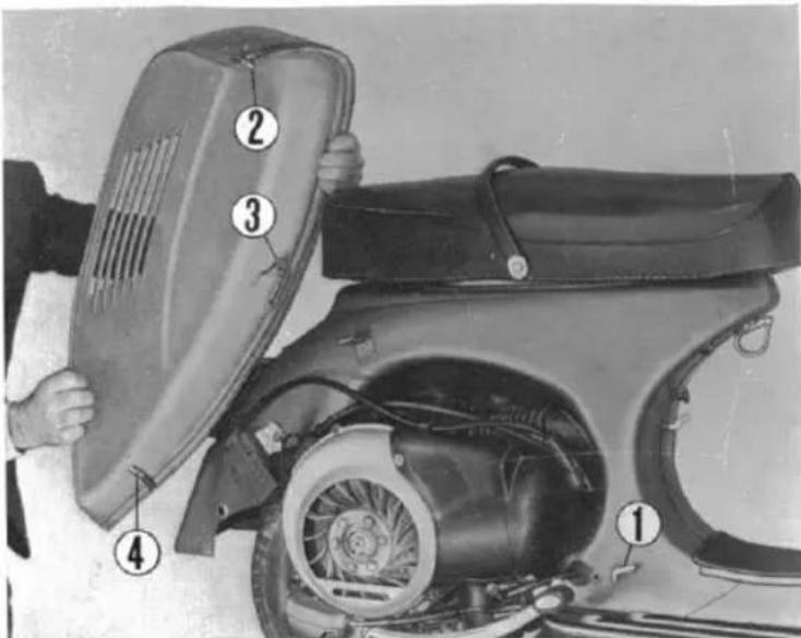 VESPA Rally 200 - OPERATING AND MAINTENANCE: COMMON OPERATIONS TO CARRY OUT - 1