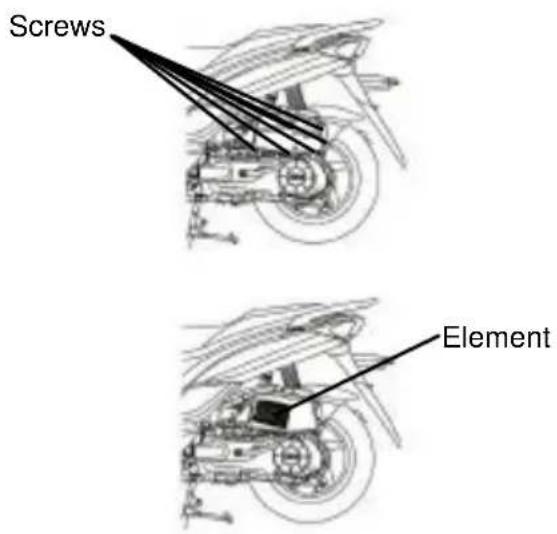 SYM Jet 4 - DISASSEMBLE PROCEDURE - 1