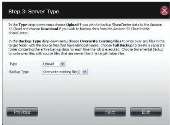 D-LINK DNS-320LW - Step 3: Server Type - 2