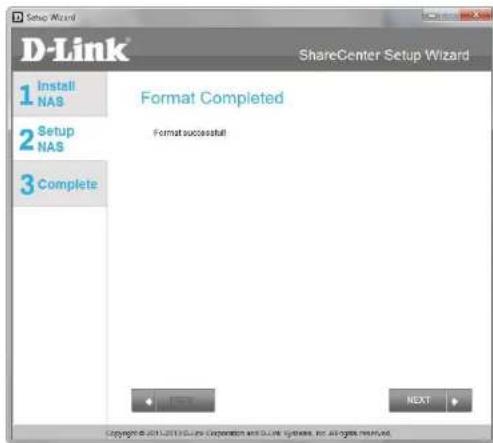 D-LINK DNS-320LW - Formatting Hard Drives - 2