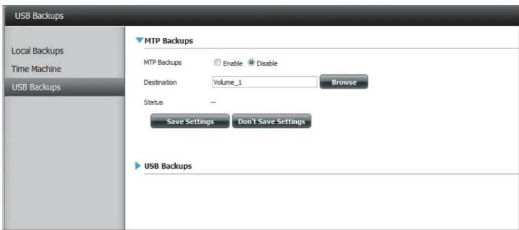 D-LINK DNS-320LW - USB Backups - 1