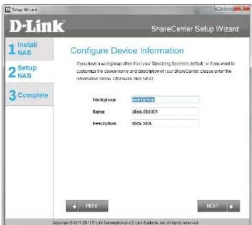 D-LINK DNS-320LW - Device Information and Dynamic DNS - 1
