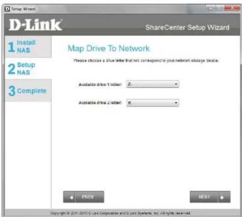 D-LINK DNS-320LW - Mapping a Drive and Checking Volume Summary - 1