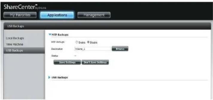 D-LINK DNS-320LW - MTP Backups - 1