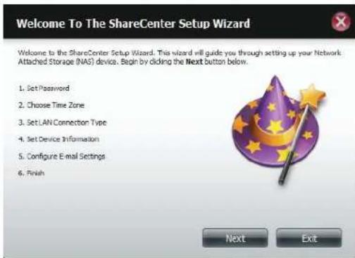 D-LINK DNS-320LW - Setup Wizard (Web UI) - 2