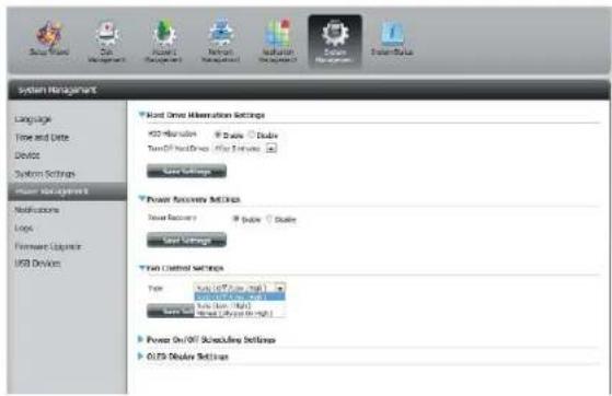 D-LINK DNS-320LW - Hibernation: - 2