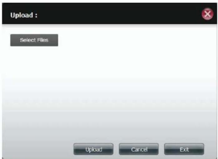 D-LINK DNS-320LW - Upload - 2