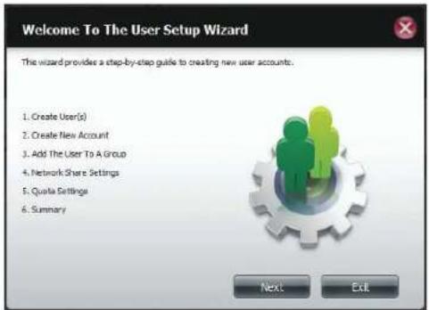 D-LINK DNS-320LW - Creating a Single User - 2