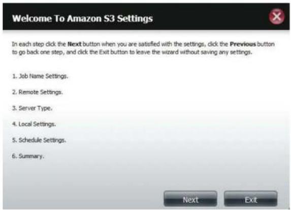 D-LINK DNS-320LW - Step 1: Job Name Settings - 1