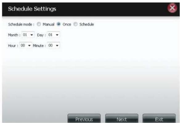 D-LINK DNS-320LW - Schedule Scheduled Mode: - 2