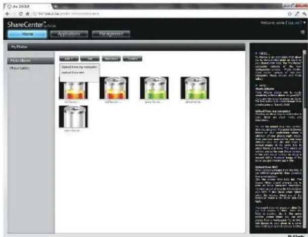 D-LINK DNS-320LW - Configuring an Album - 2