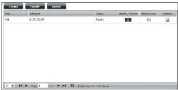 D-LINK DNS-320LW - Remote Backups list: - 2