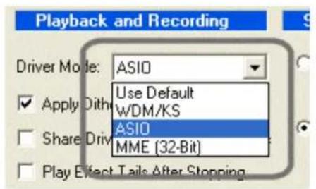 ESI Juli@ - ASIO mode - 1