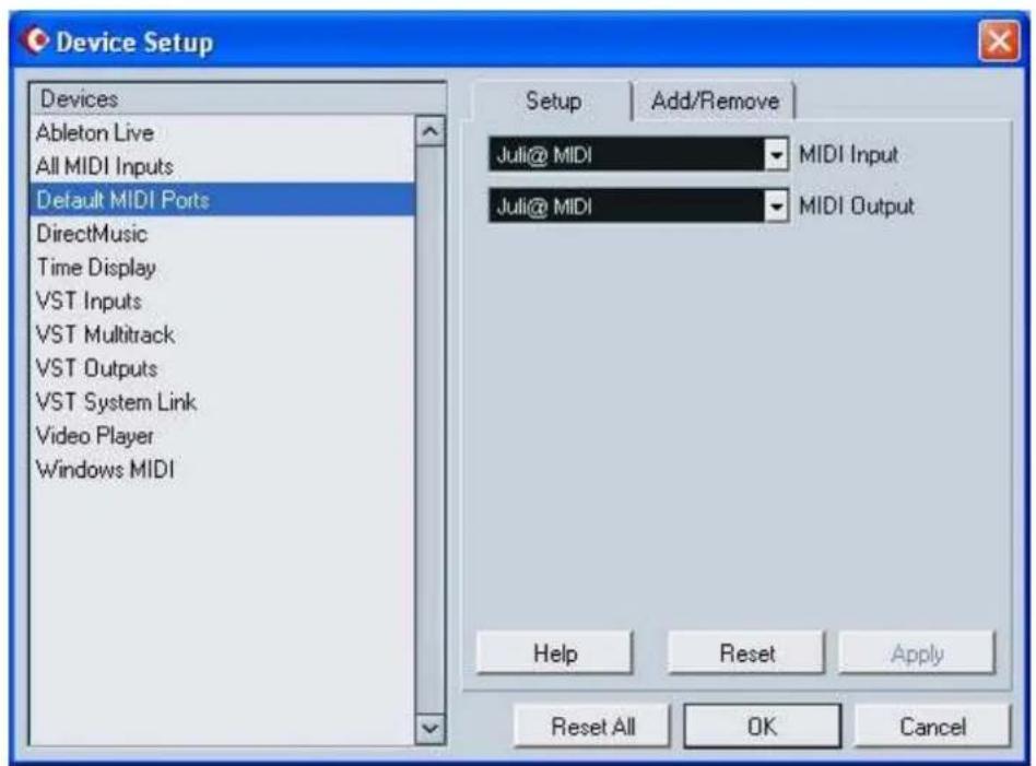 ESI Juli@ - Cubase - 2