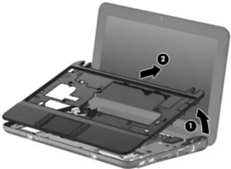 HP Mini 110-1190eo - Top cover - 3