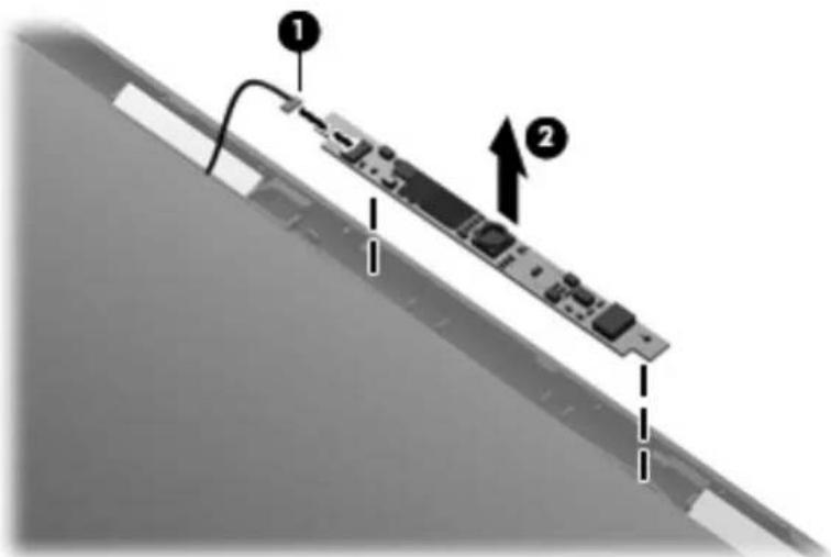 HP Mini 110-1190eo - Remove the heat sink assembly (2). - 18